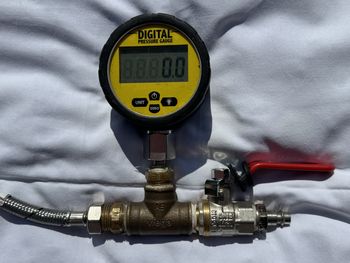 Leckortung mittels Druckprobe